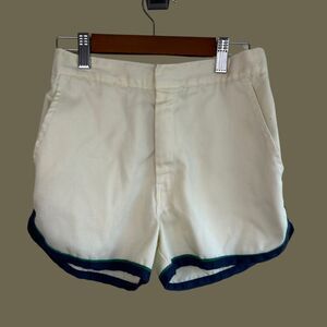 Vintage 1970s 1980s Side Stripe Running Surf Skate Tennis Shorts